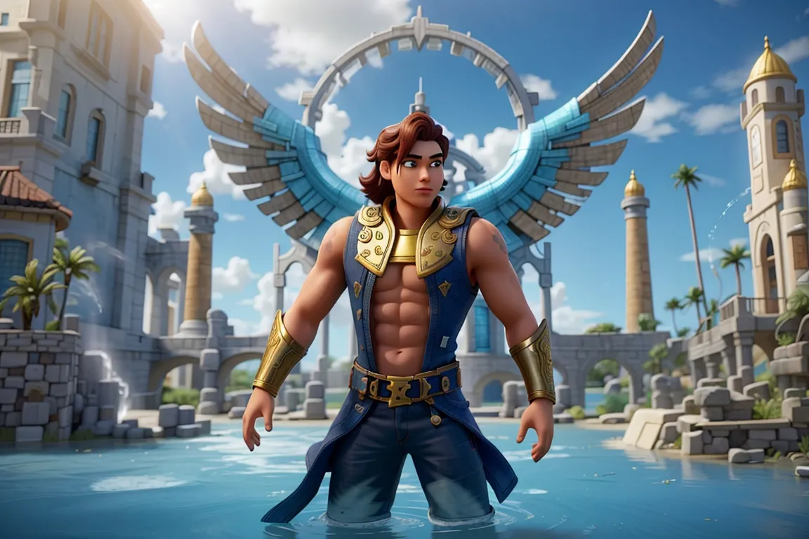 Kai returning to Atlantis with newfound purpose, determined to honor his ancestors' legacy and restore the city to its former glory.