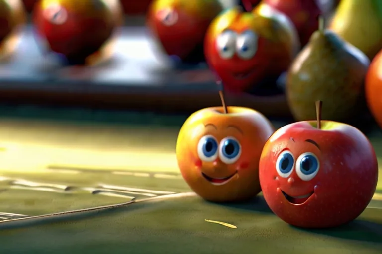 a group of apples sitting on top of a table