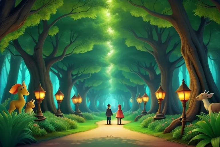 Stunning visuals of the enchanted forest and its inhabitants play out as the credits roll, capturing the beauty and magic of their world