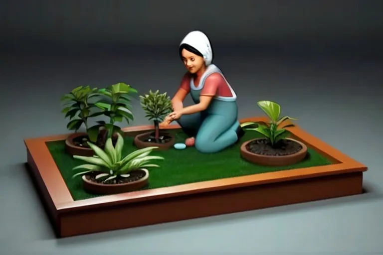 Lily would rush to her small garden and spend hours taking care of her precious plants."