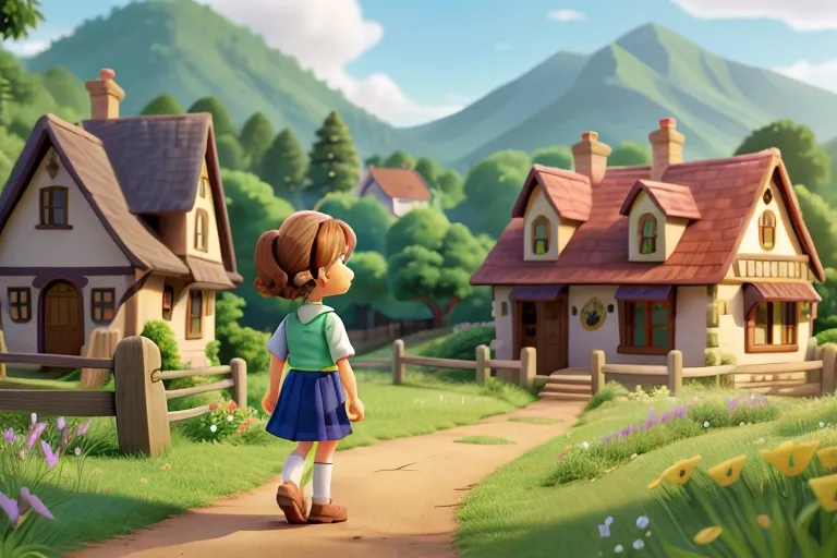 In a quaint village nestled amidst rolling hills and lush greenery, a young girl named Lily embarks on a magical journey of discovery, uncovering wonders beyond her wildest imagination.

