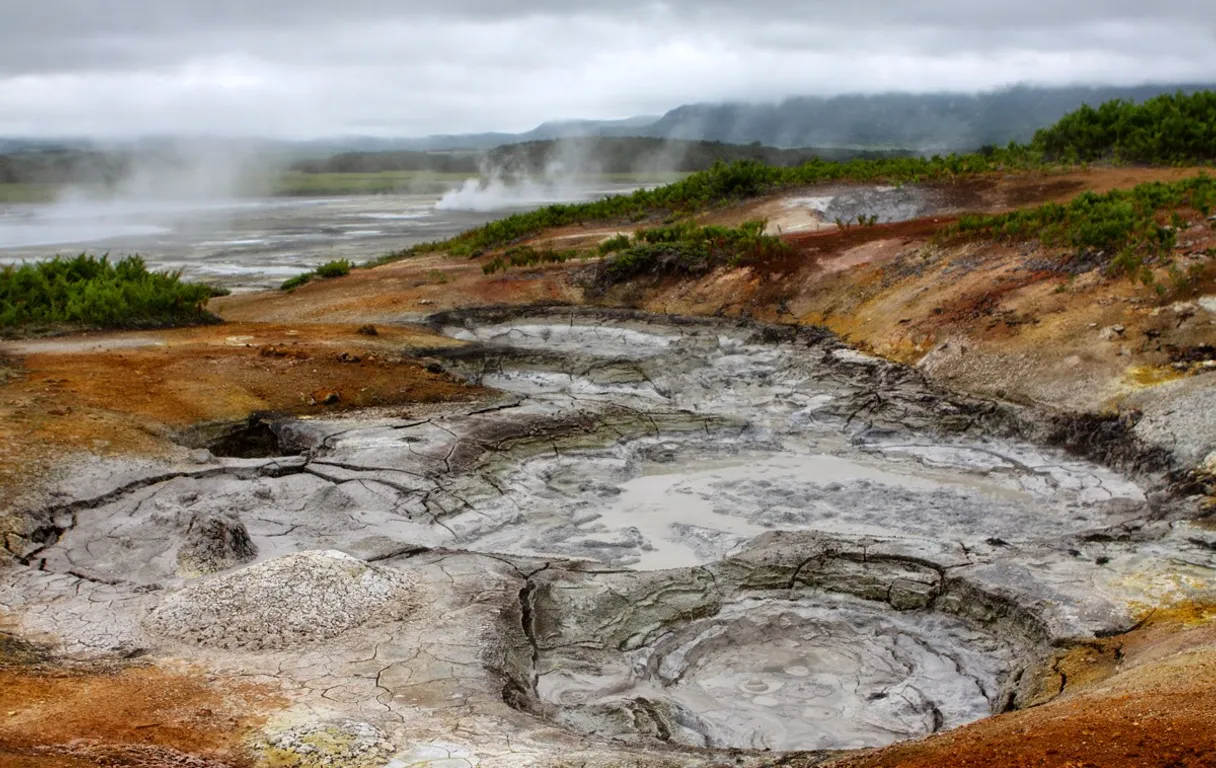 water, cloud, sky, plant, fluvial landforms of streams, natural landscape, bedrock, spring, body of water, watercourse