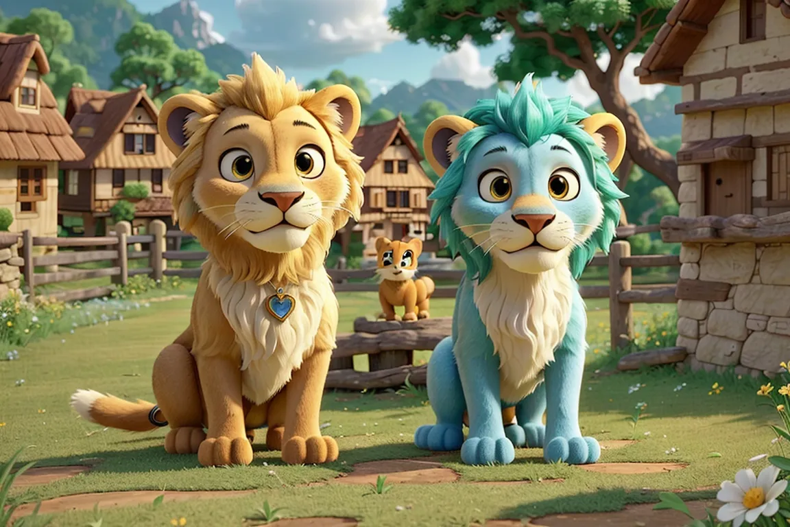 In a serene village nestled amidst rolling hills and verdant forests, an unlikely friendship blossomed between Leo the Lion and Milo the Mouse. Despite their contrasting sizes and strengths, Leo and Milo formed an inseparable bond, their story unfolding in the heart of nature's embrace.

