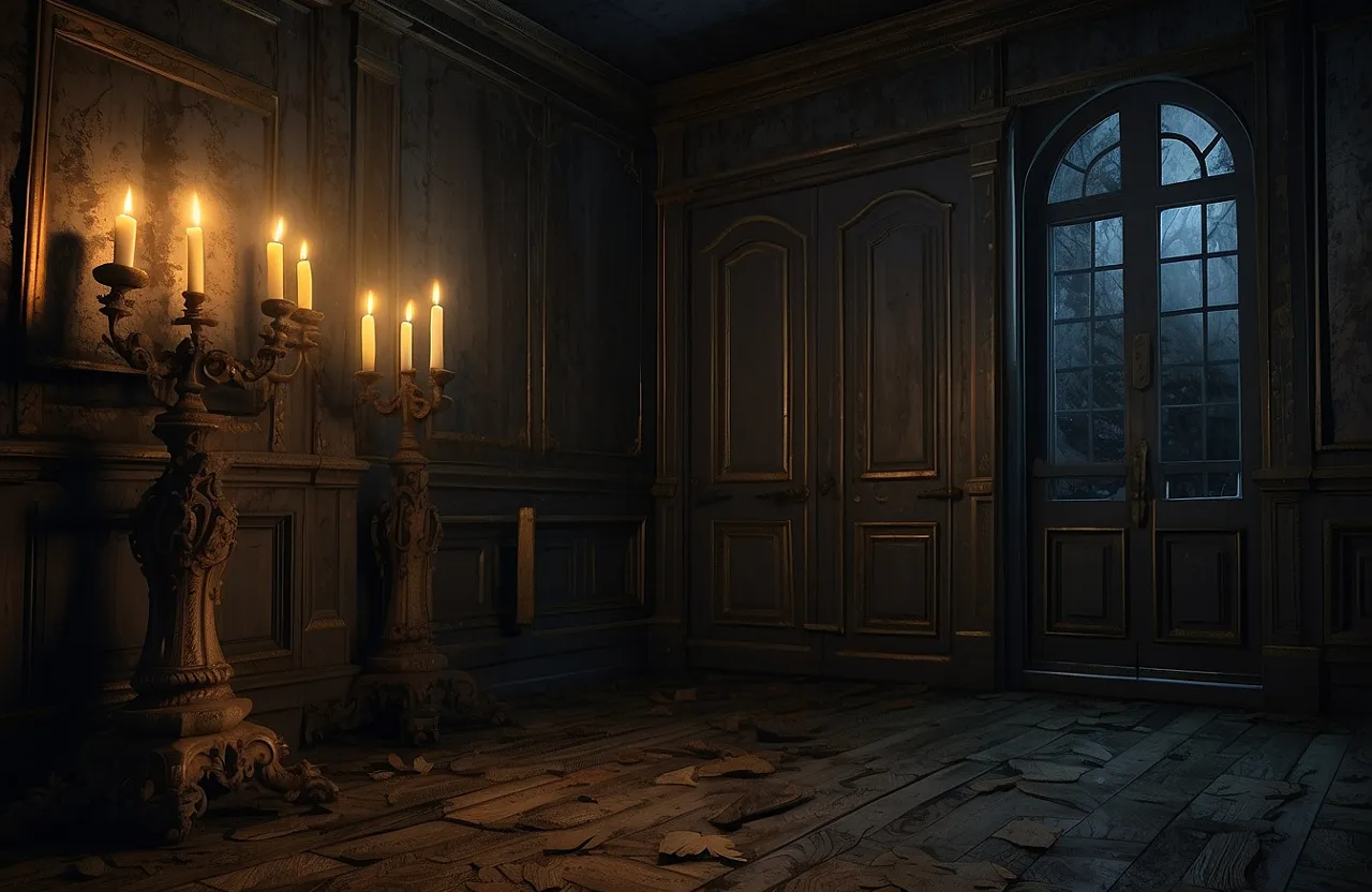 "As night descended upon Blackwood Manor, the veil between the worlds grew thin, and the spirits of the past stirred from their slumber. Doors creaked open of their own accord, and the shadows danced in the flickering candlelight."