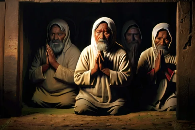 a group of men sitting next to each other