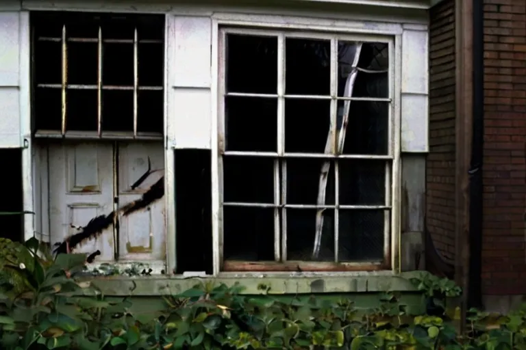 The windows were always dark, the garden overgrown, and the front door boarded up.