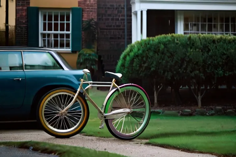  "Parked outside his house was a mysterious, sparkling bicycle unlike any other."