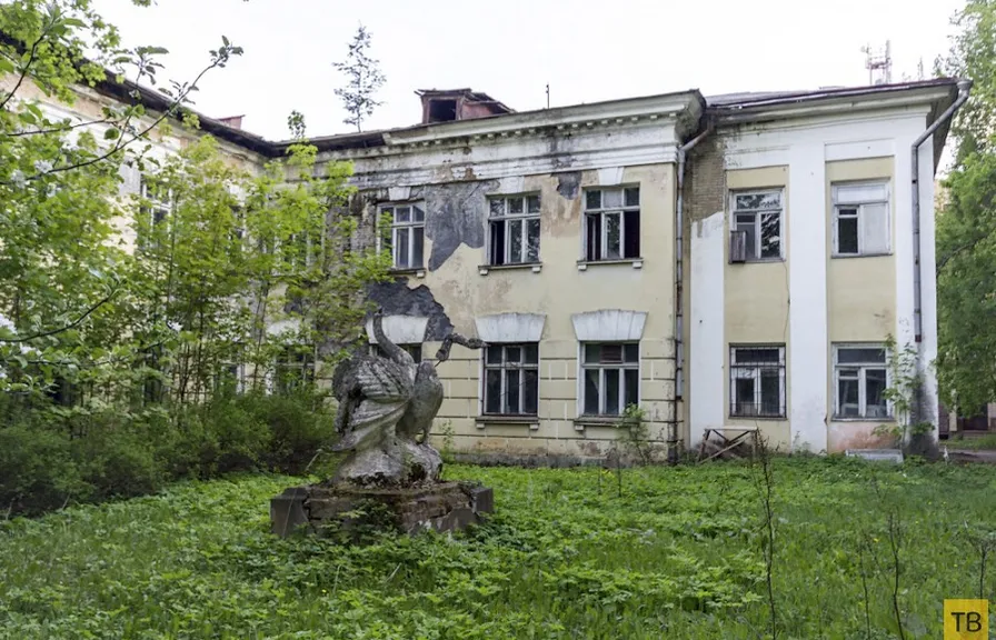 Ruins of an abandoned sanatorium 