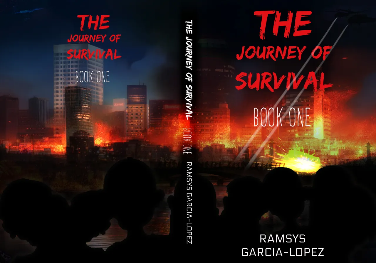 a book cover for the journey of survival