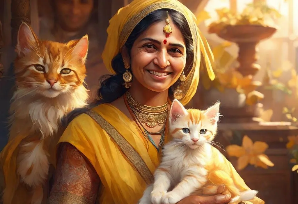 “a 30 year old Indian woman, facing a male cat, highly detailed, digital painting, realistic, 4k, 16:9 Seed: 2897510641”
Seed: 949348525