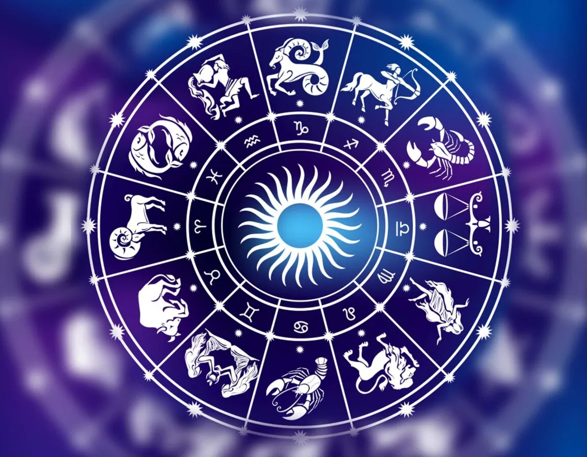 a zodiac wheel with all the zodiac signs