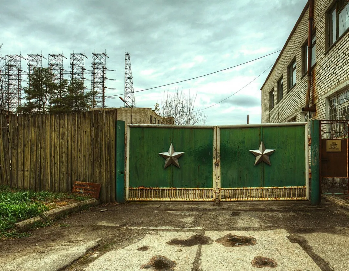 a green gate with two stars on it