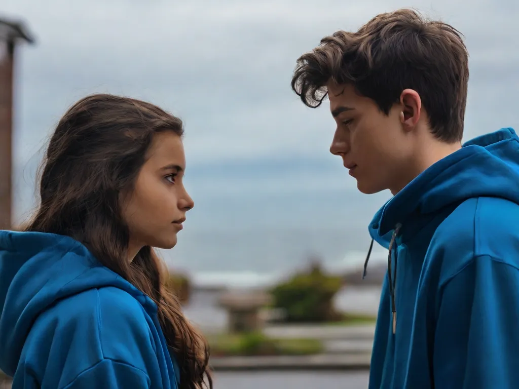 a man and a woman standing next to each other