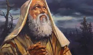 enoch from the bible with a white beard