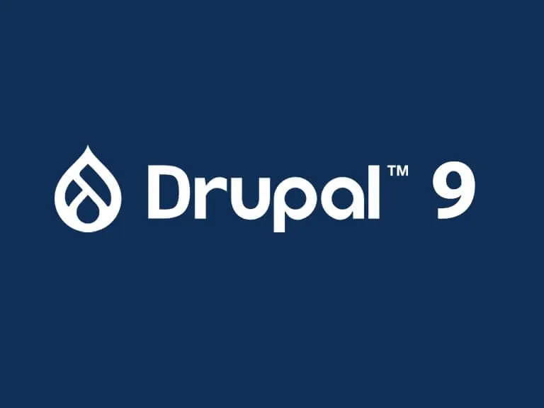 the logo for drupal 9