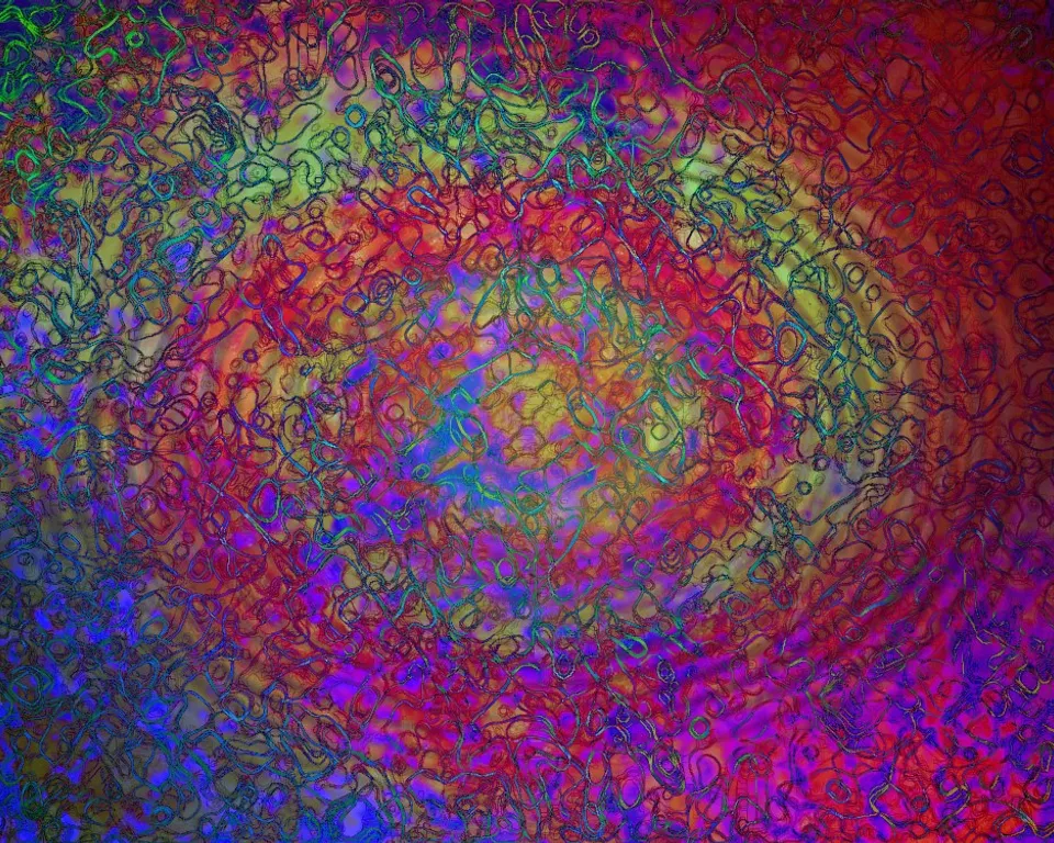 swirling patterns in a liquid plasma vortex with pulsating neon colors