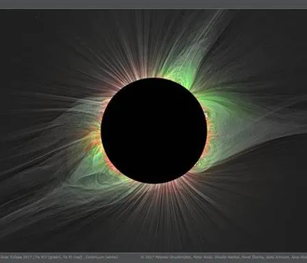 an image of a black hole in the sky