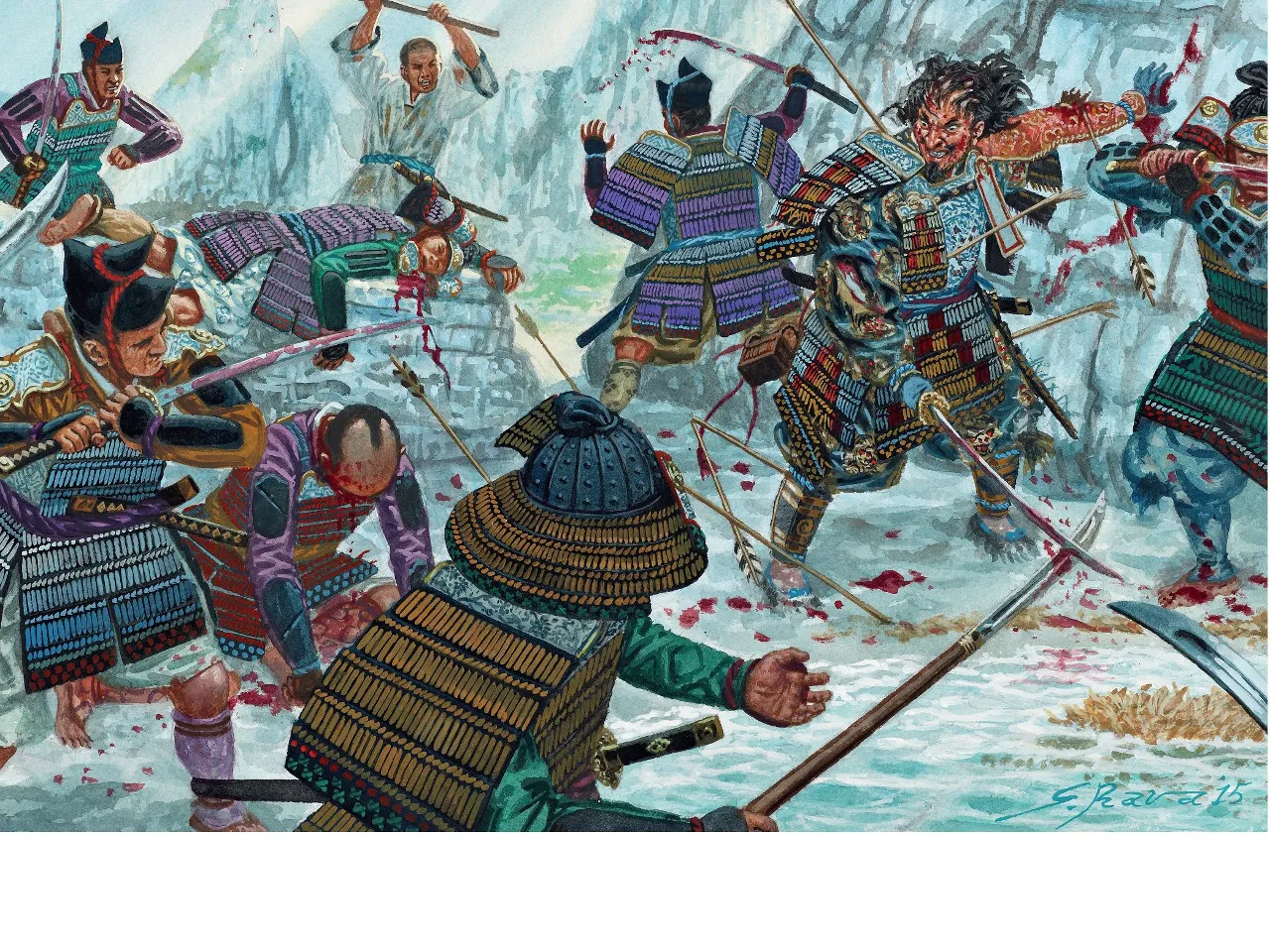 Battle of the Samurai and the Chinese Big Battle