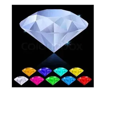 an image of a diamond with different colors