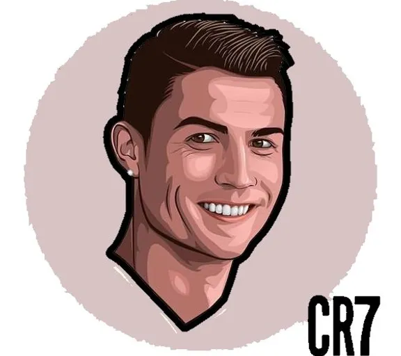 Cristiano Ronaldo with a smile on his face