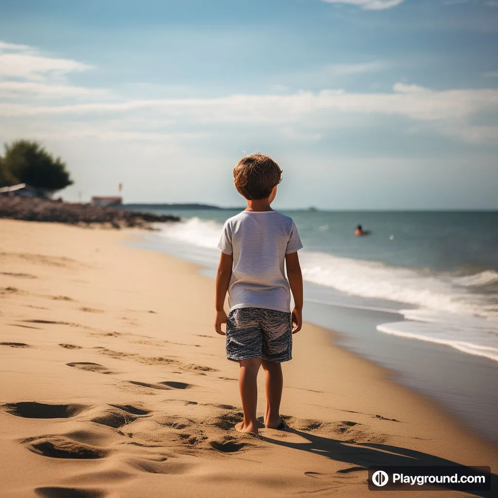 PERSON MEDITATING ON THE BEACH