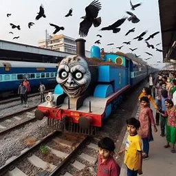 a crowd of people standing next to a train