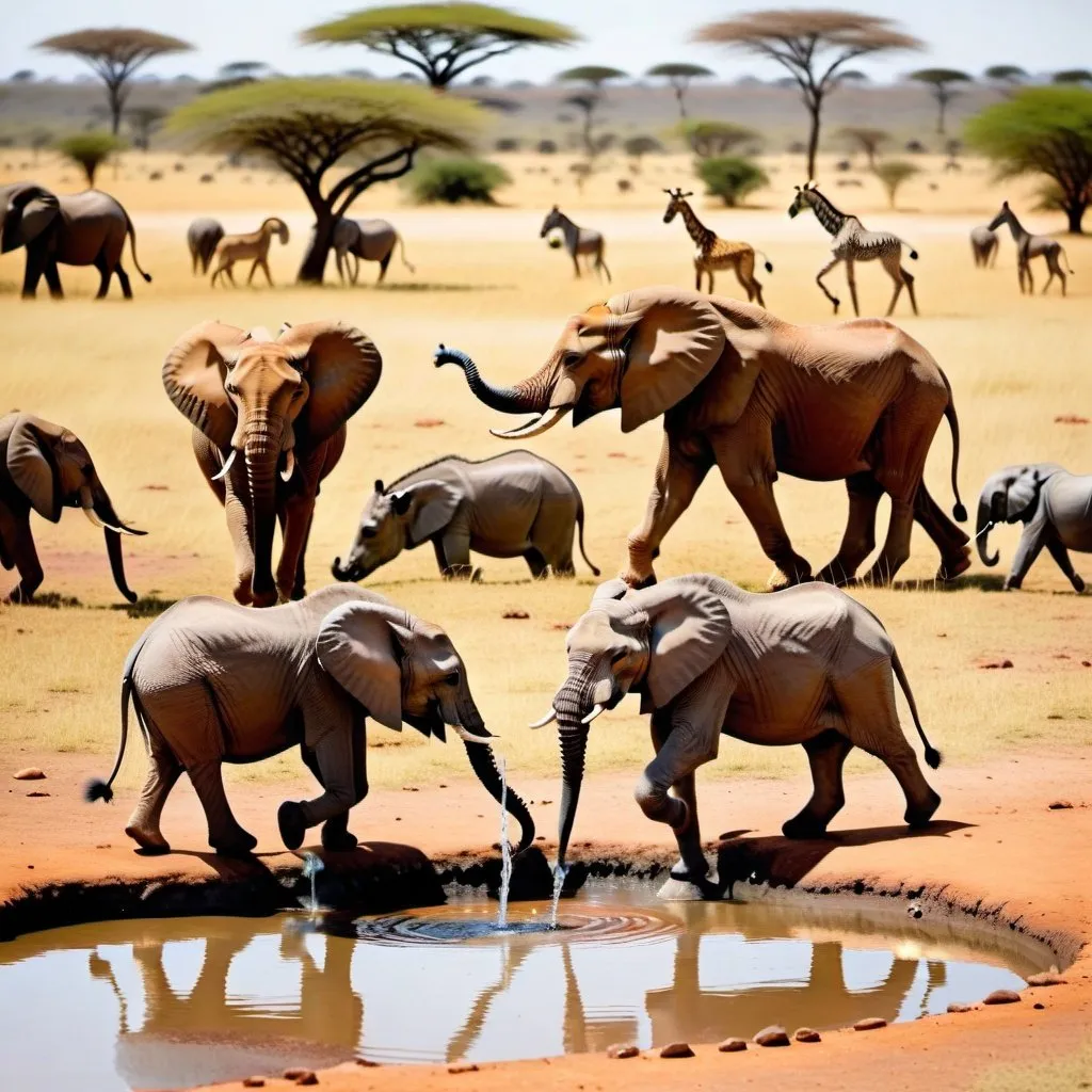 elephant, water, ecoregion, vertebrate, nature, natural environment, elephants and mammoths, working animal, mammal, natural landscape