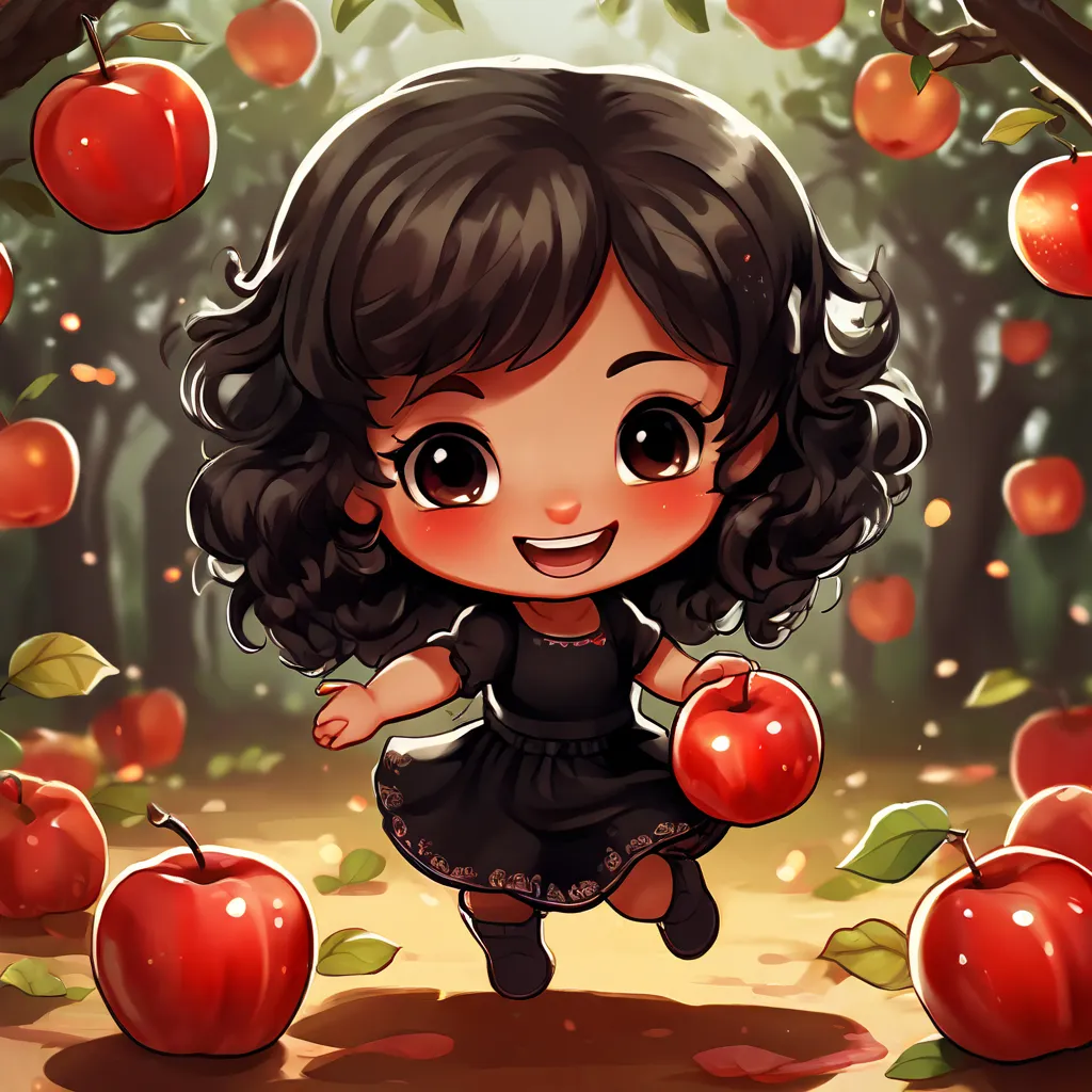 plant, smile, cartoon, happy, red, art, fruit, illustration, natural foods, fictional character