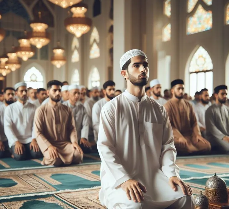 a group of men sitting on top of a rug