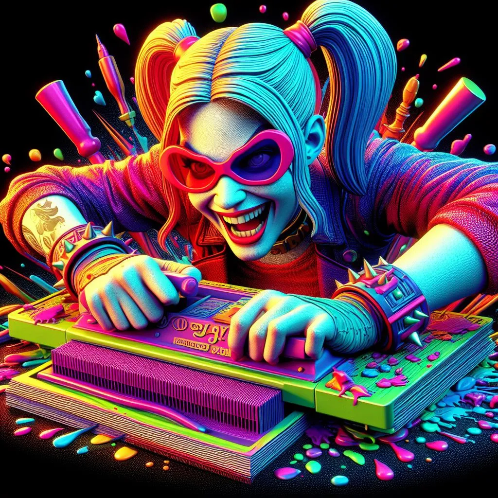 a woman wearing a mask and playing a game