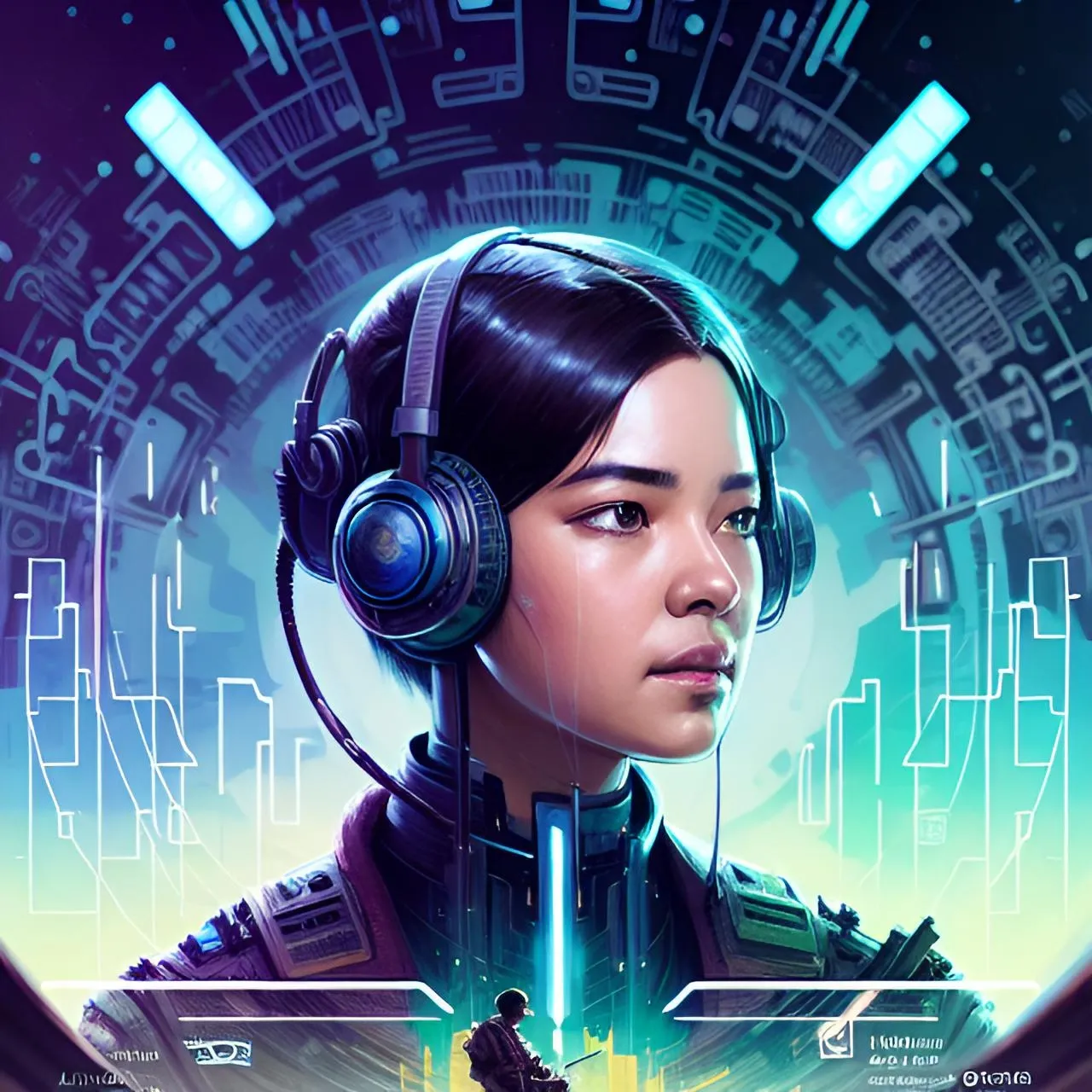 font, poster, space, technology, electric blue, cg artwork, fictional character, graphics, flash photography, graphic design