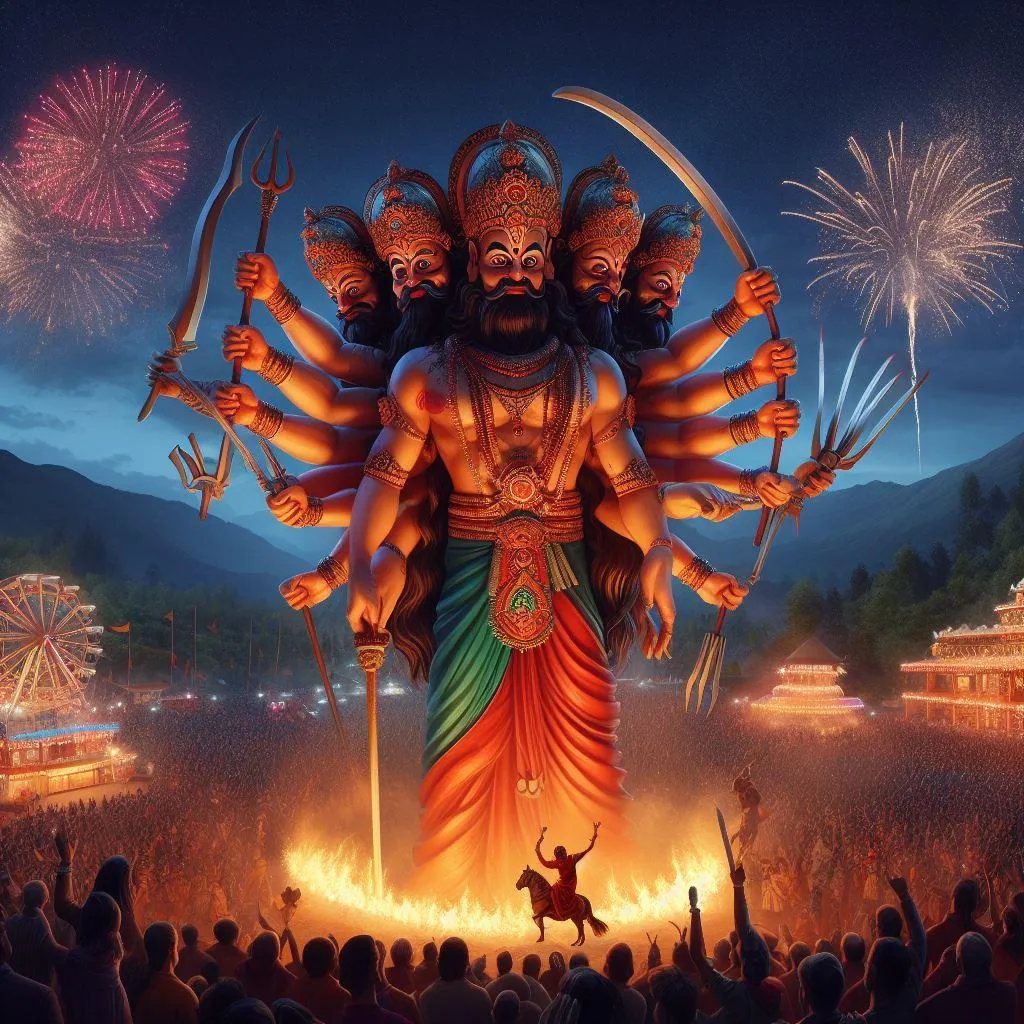 a painting of a god surrounded by fire and fireworks hindu mythology