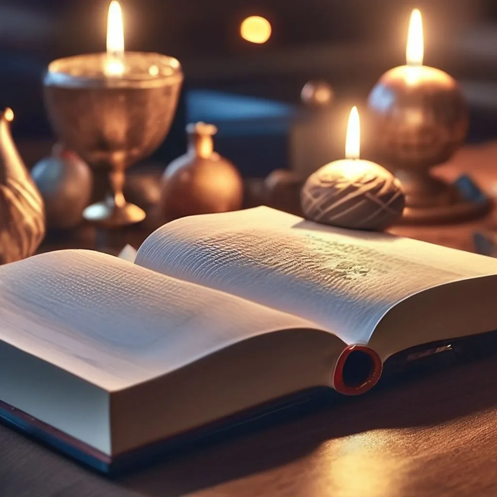 an open book sitting on top of a wooden table, картинка остаётся неизменна