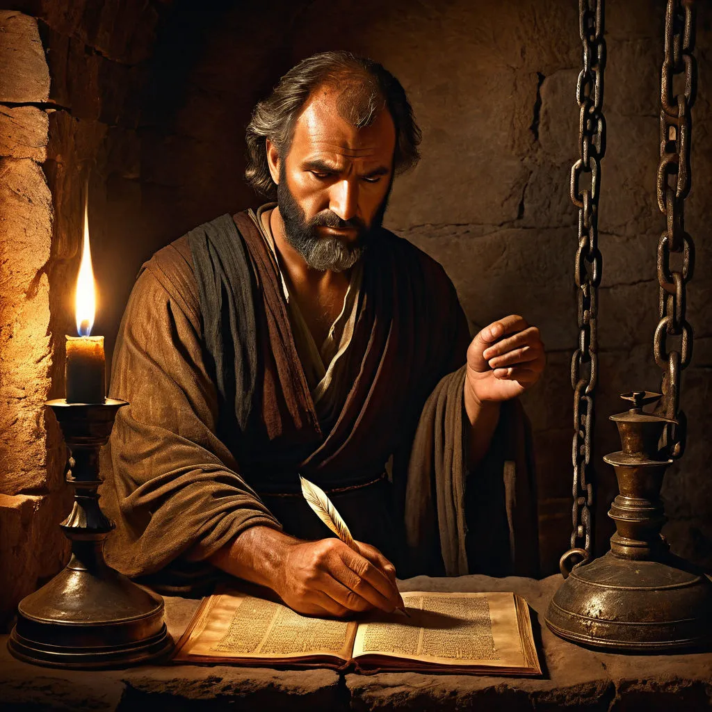 a man sitting at a table with a book and a candle