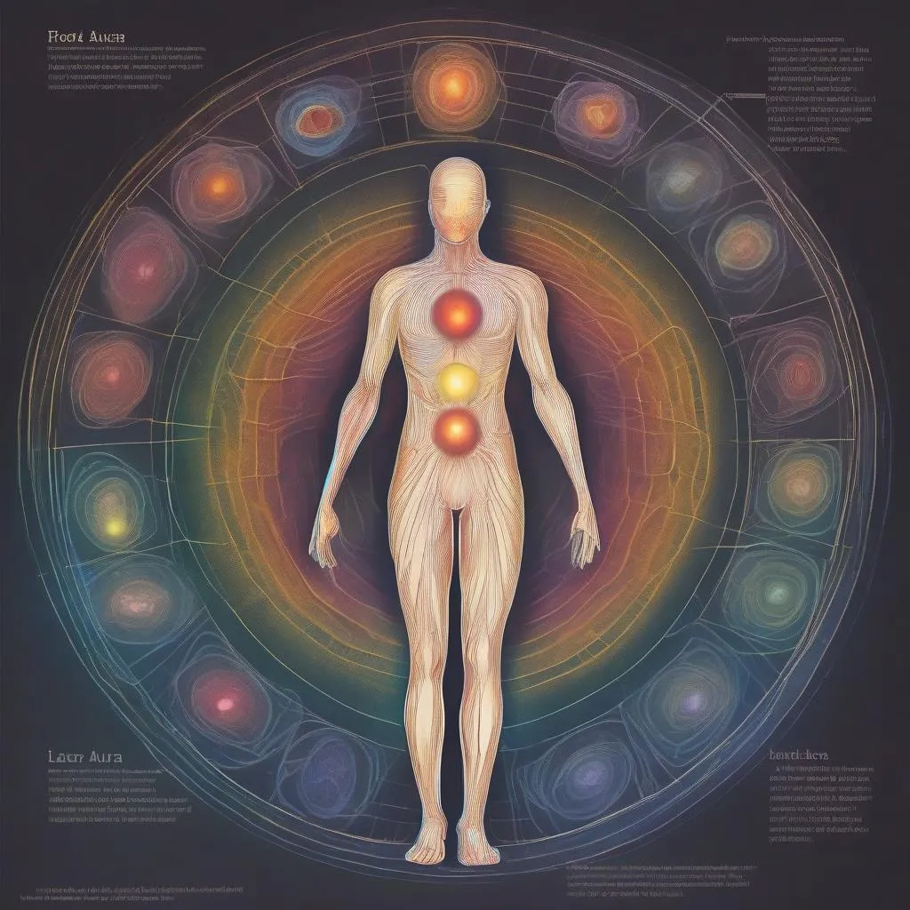 a diagram of the human body with all the different areas of the body