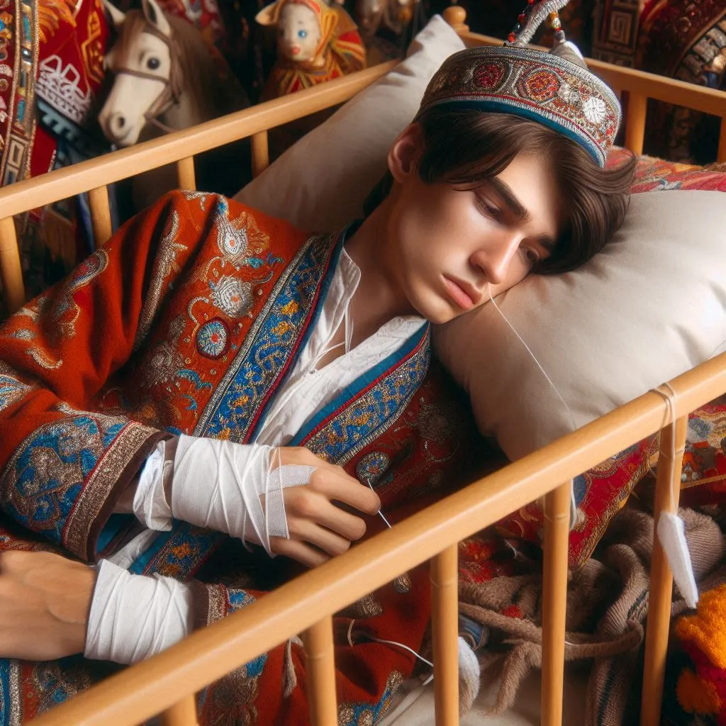 The Turkic youth is ill