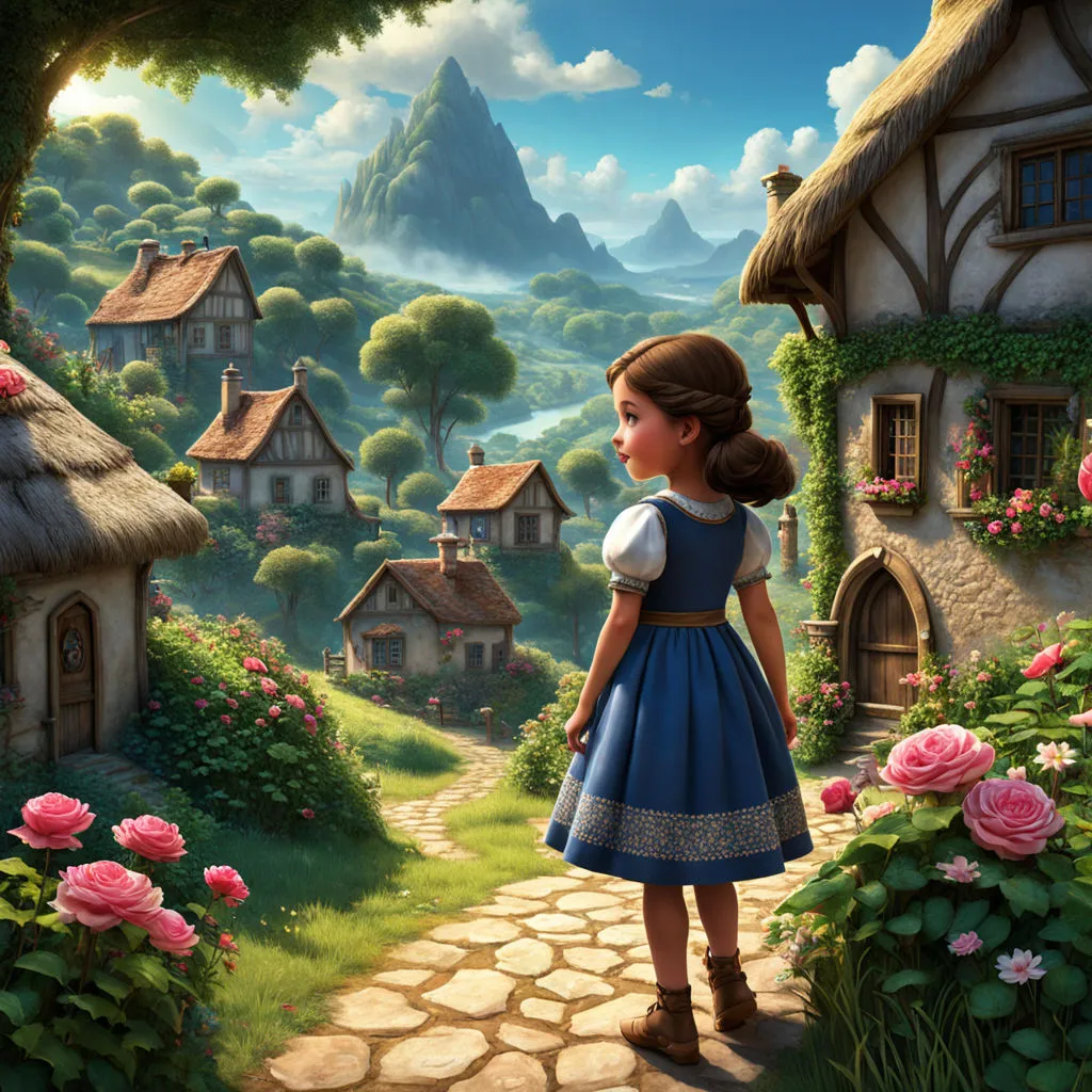 a little girl loved to hear tales of magic and adventure, and she dreamed of exploring faraway lands.