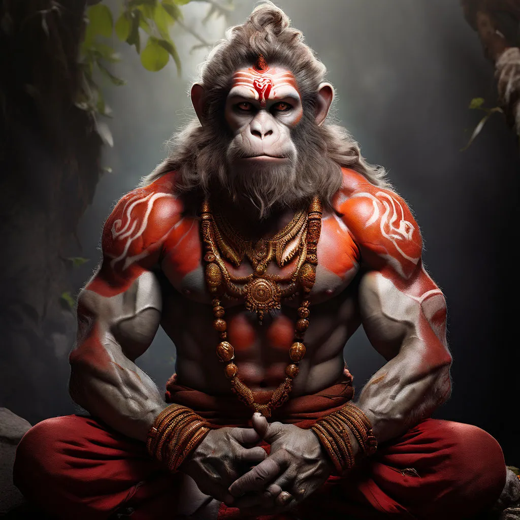 a monkey sitting on a rock with his hands in his pockets, make the scene real , moving 