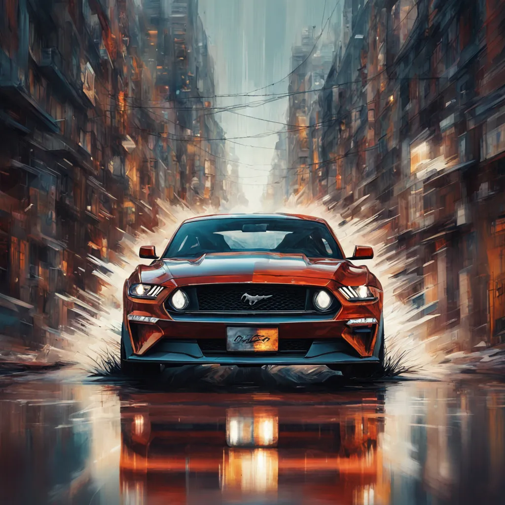 a painting of a mustang mustang mustang mustang mustang mustang mustang mustang mustang mustang mustang mustang