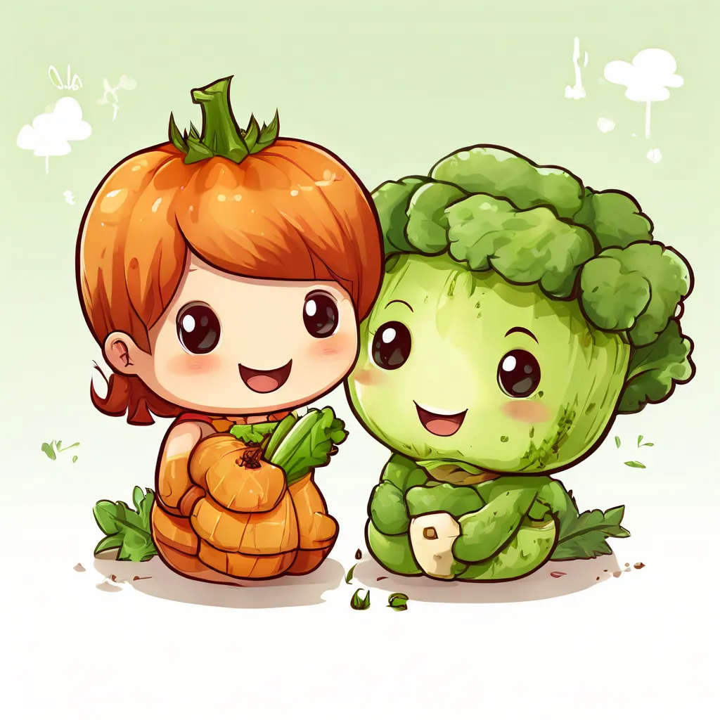 a little girl hugging a head of broccoli