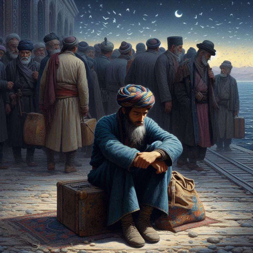 A lonely Turkic guy leaves people in 1800