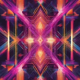 an abstract image of a purple and orange pattern