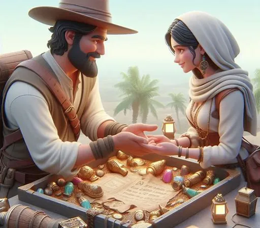 a man and a woman are playing a board game