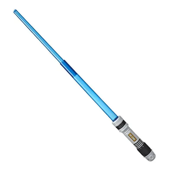 a blue-yellow-purple light saber