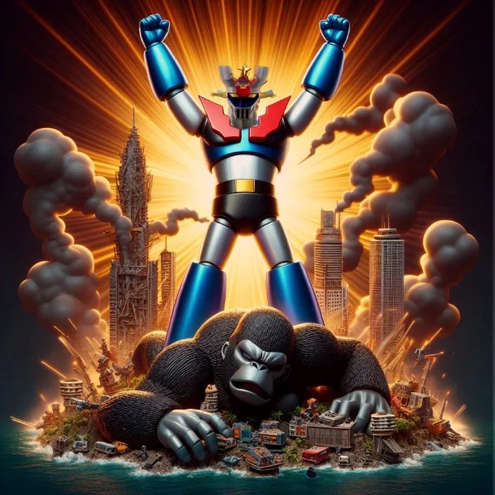 Poster of MAZINGER Z VS KING KONG