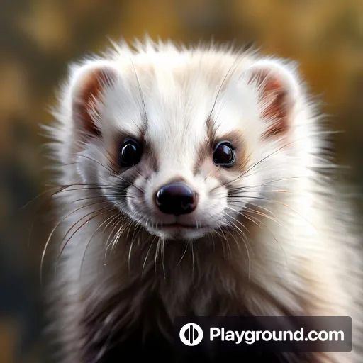 a close up of a small animal with a blurry background