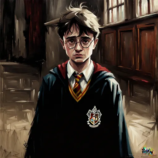 a painting of harry potter from harry potter potter potter potter potter potter potter potter potter