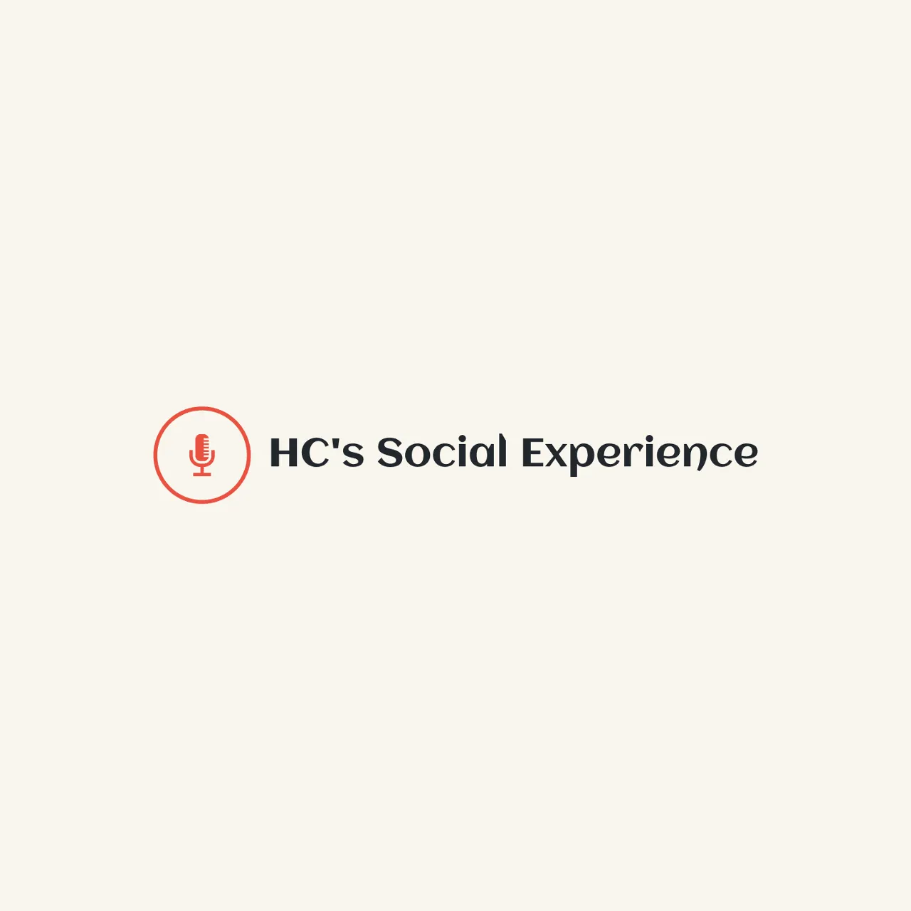 clear animated logo for a social experience