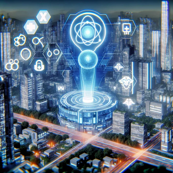 In the bustling city of Neo-Eden, a revolutionary AI system named AIDEN was transforming healthcare.