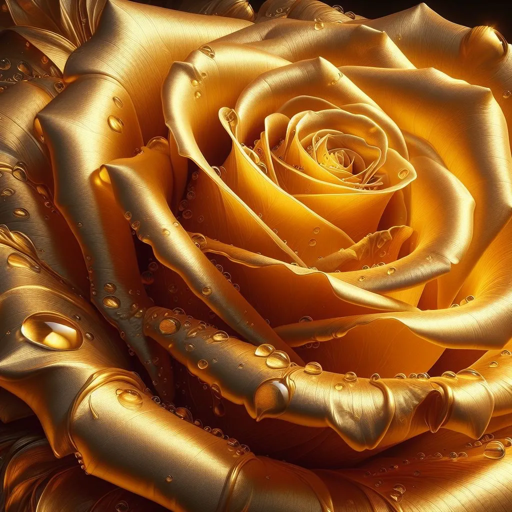 a yellow rose with water droplets on it